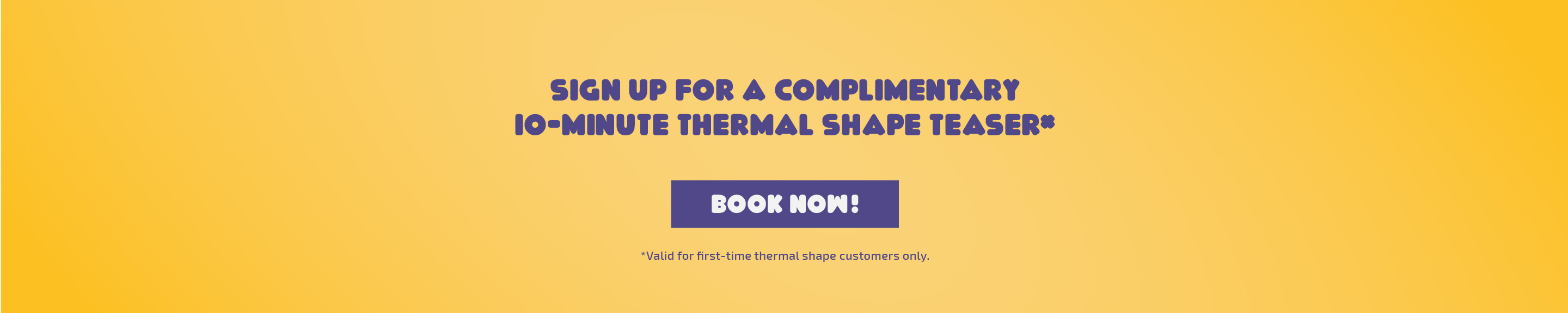 ThermalShape Lead Gen Sign Up